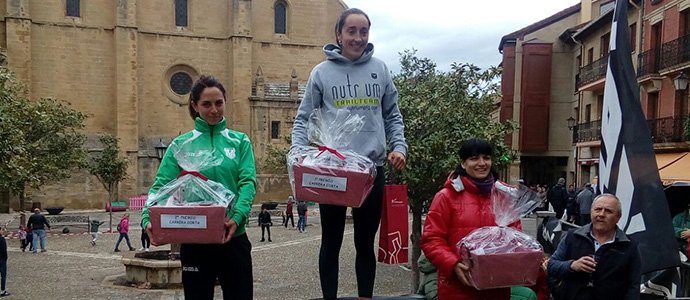 La campurriana Soraya Vega se impuso en la carrera riojana de 'Los meandros de Briones'