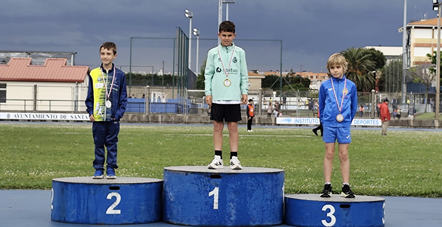 El campurriano Marcos Guti�rrez Serna se proclama campe�n de Cantabria de Atletismo en la categor�a 500m S10 
