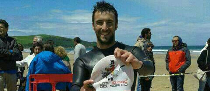 Pablo Gutirrez, tercero en la prueba de natacin de 