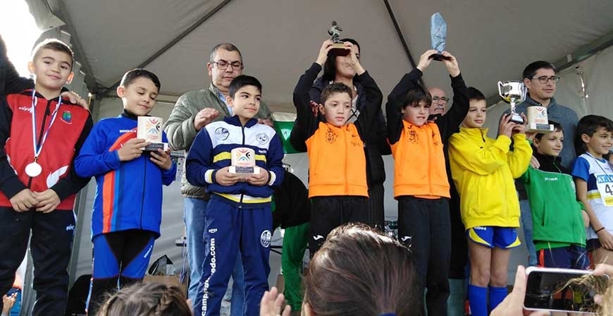 Los campurrianos disputaron el XCII Cross Aniversario Espaa de Cueto