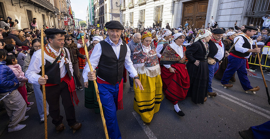 Los campurrianos, protagonistas en la XXXIII Fiesta de la Trashumancia en Madrid