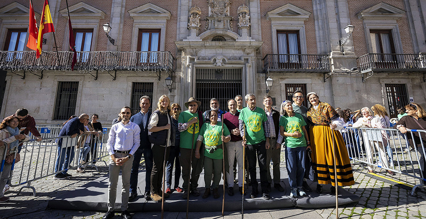 Los campurrianos, protagonistas en la XXXIII Fiesta de la Trashumancia en Madrid