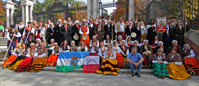 Los campurrianos reivindican la Trashumancia en Madrid
