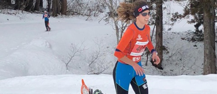 Los campurrianos Roberto Ruiz y Luca Ibez triunfan en el Mundial de raquetas de nieve de Japn