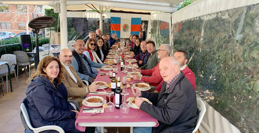Los campurrianos tambin celebraron San Sebastin en Barcelona