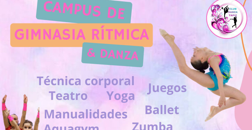 Campus de gimnasia rtmica y danza para el mes de julio