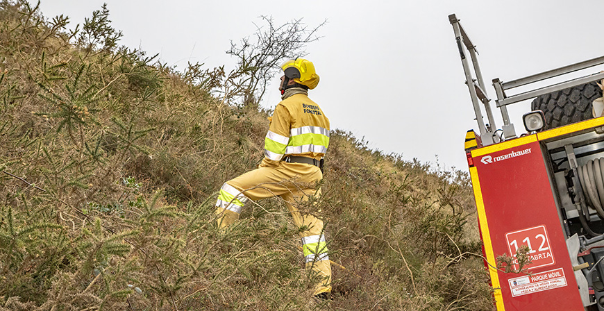 Cantabria activa el nivel 2 del operativo de lucha contra incendios forestales en toda la regi�n ante el aumento de las temperaturas