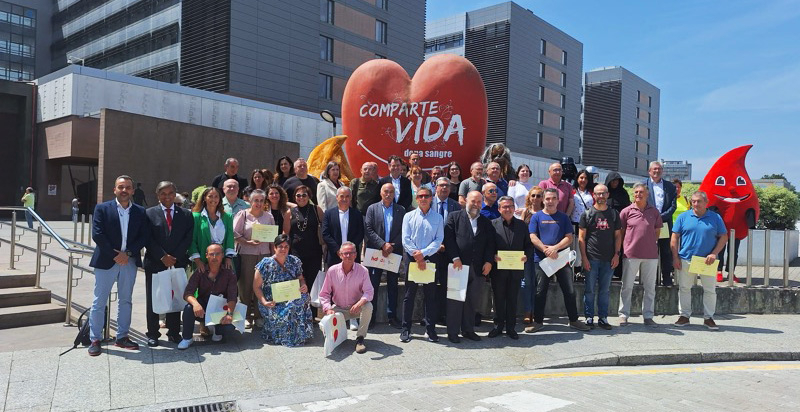 Cantabria aplaude la contribucin de los grandes donantes de sangre' de 2024 al sistema sanitario