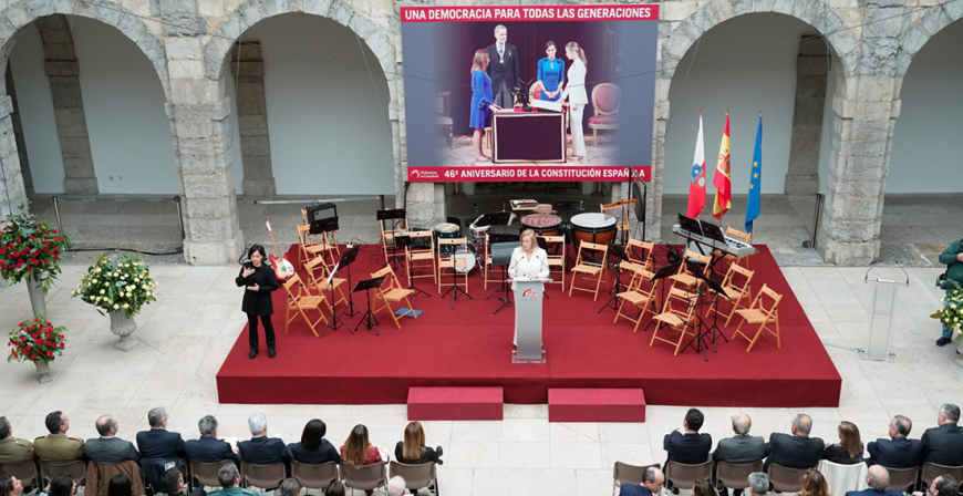 Cantabria celebra el 46 aniversario de la Constitucin Espaola