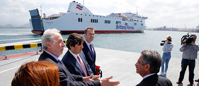 Cantabria estrena conexin martima con Cork