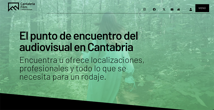 Cantabria Film Commission presenta su nueva web, punto de encuentro de profesionales del sector audiovisual