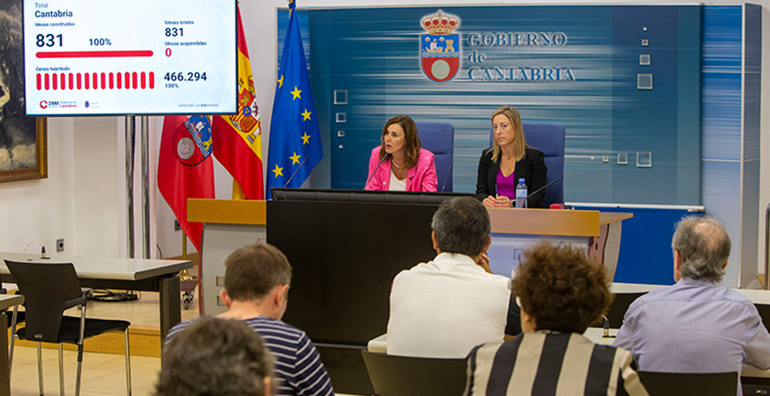 Cantabria inicia la jornada electoral con total normalidad y sin incidencias