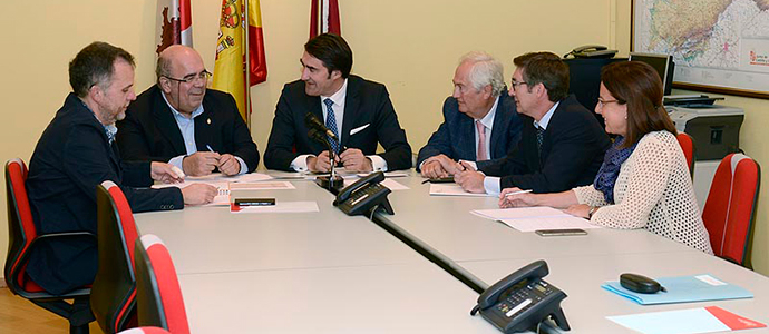 Cantabria y Castilla y Len analizan el monte Hijedo y el pantano del Ebro