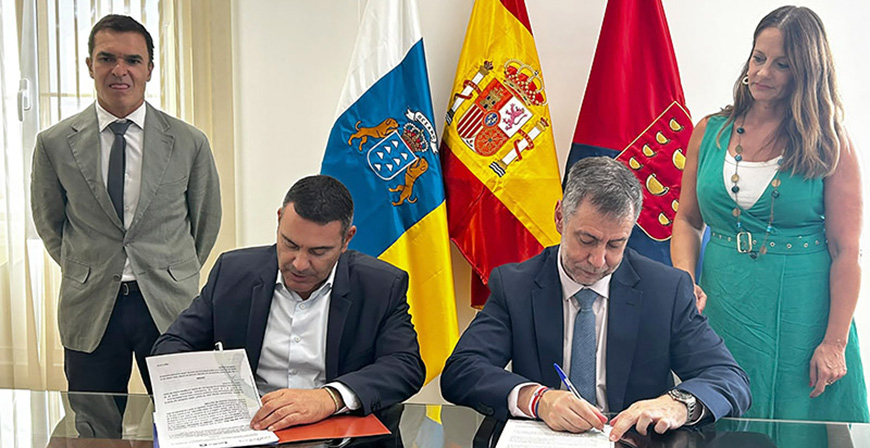 Cantabria y Lanzarote firman un convenio para promocionar ambos territorios y desarrollar productos tur�sticos gracias a su conectividad a�rea
