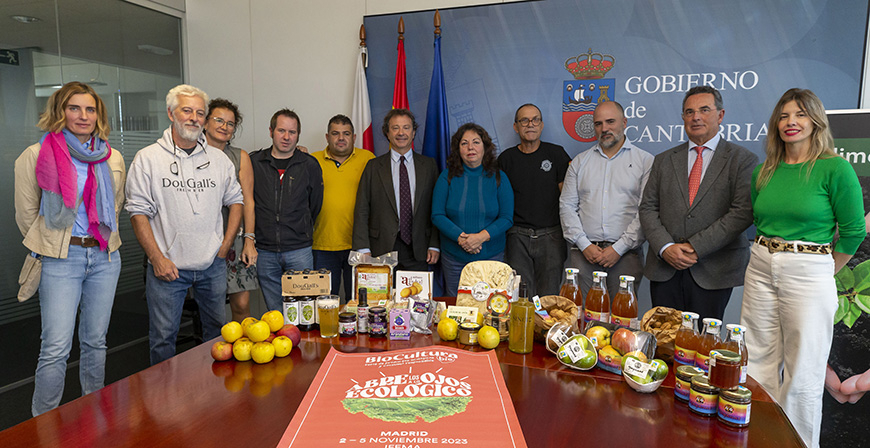 Cantabria participar en la feria Biocultura de Madrid con 10 empresas agroalimentarias que mostrarn la calidad de sus productos ecolgicos