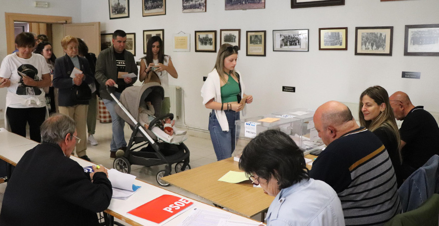 Cantabria registra una participacin del 40,77% a las 14.00 horas, un 4,83% ms que en 2019