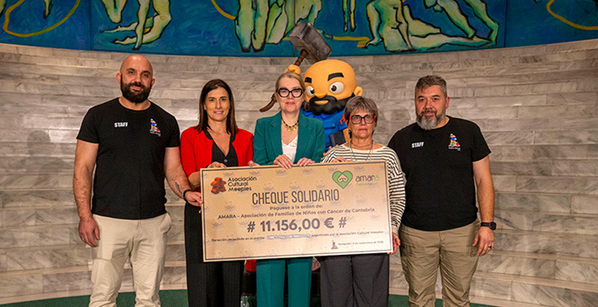 Cantabria respalda la iniciativa solidaria de la Asociacin Cultural Meeples a favor de AMARA