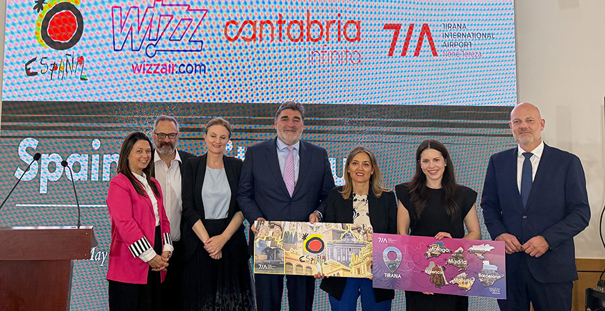 Cantabria se presenta en Albania como destino tur�stico con conexi�n a�rea directa