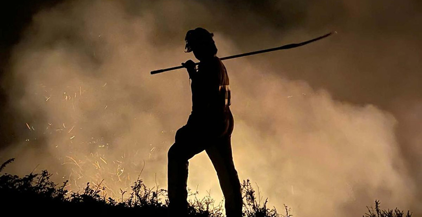 Cantabria tiene 25 incendios forestales activos, 5 controlados y uno estabilizado