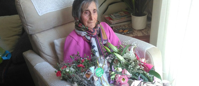 Caridad Marlasca suma 102 primaveras