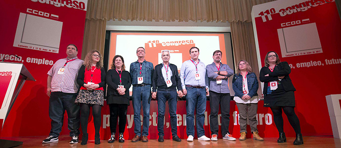 Carlos Snchez reelegido secretario general de CCOO Cantabria en el XI Congreso del sindicato 