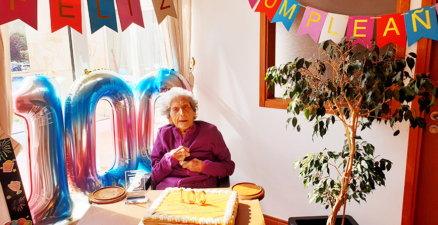 Carmen Garca cumple 100 aos