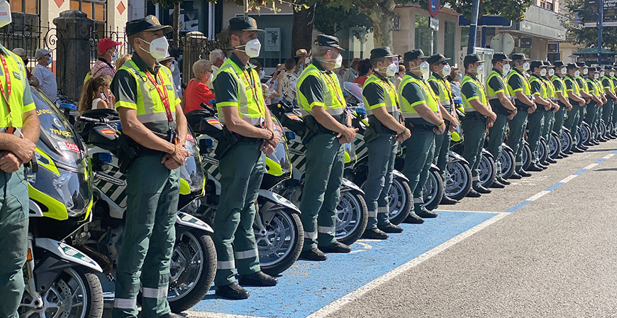 Casi 300 efectivos de la Guardia Civil velarán por la seguridad de La Vuelta a su paso por Cantabria