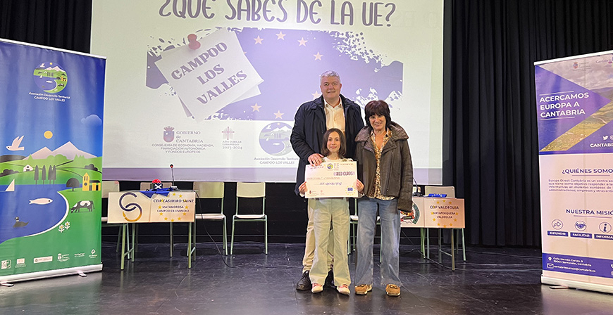 El Casimiro Sainz y el Rodrguez de Celis ganan el concurso escolar 'Qu sabes de Europa?'