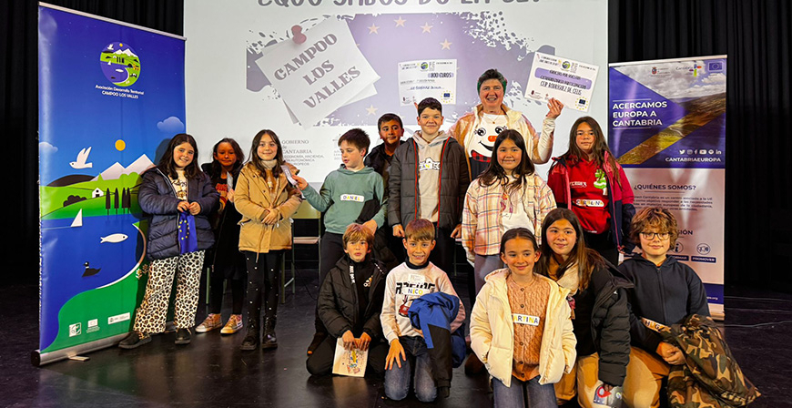El Casimiro Sainz y el Rodrguez de Celis ganan el concurso escolar 'Qu sabes de Europa?'