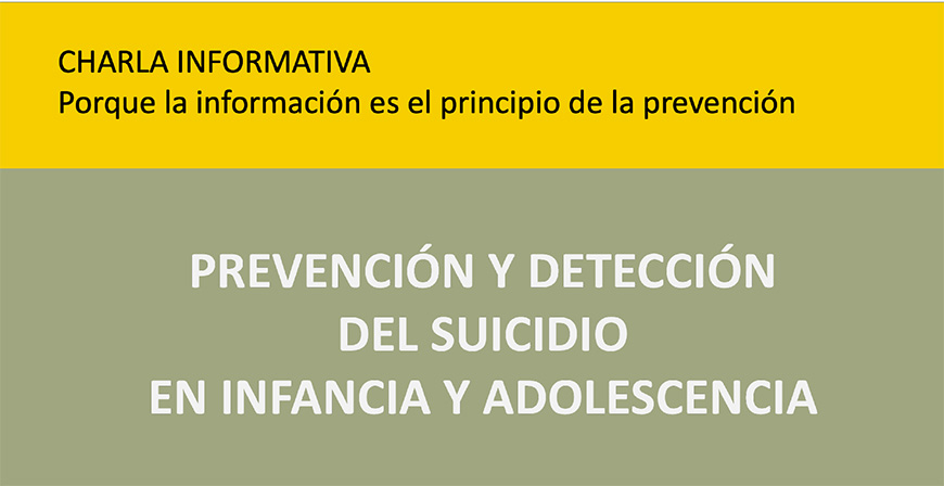 La Casona acoge el viernes una charla sobre prevencin y deteccin del suicidio en la infancia y la adolescencia