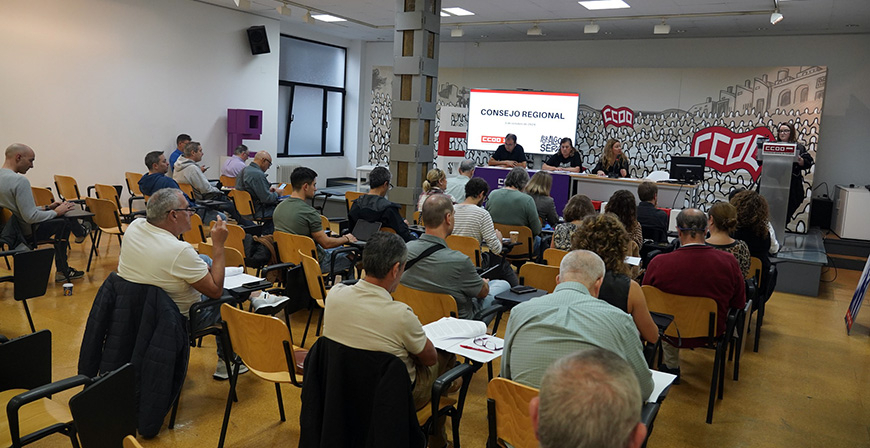 CCOO de Cantabria celebra su Consejo Regional para 