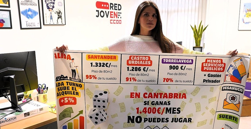 CCOO llama a la juventud a movilizarse este 1� de Mayo 