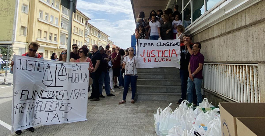 CCOO y STAJ retoman las movilizaciones tras la negativa del Ministerio de Justicia sobre las reivindicaciones de la huelga del sector