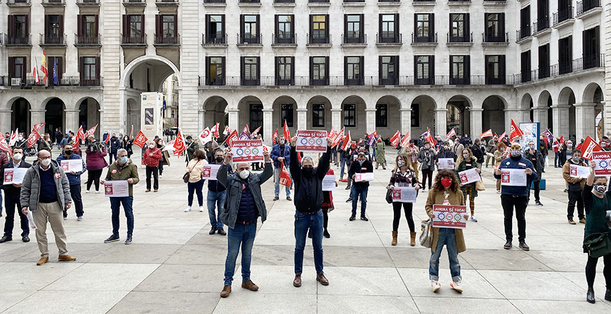 CCOO y UGT reivindican la derogacin de las reformas laboral y de pensiones y la subida del Salario Mnimo Interprofesional