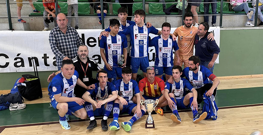 El CD Naval FS B, campen de Copa Federacin