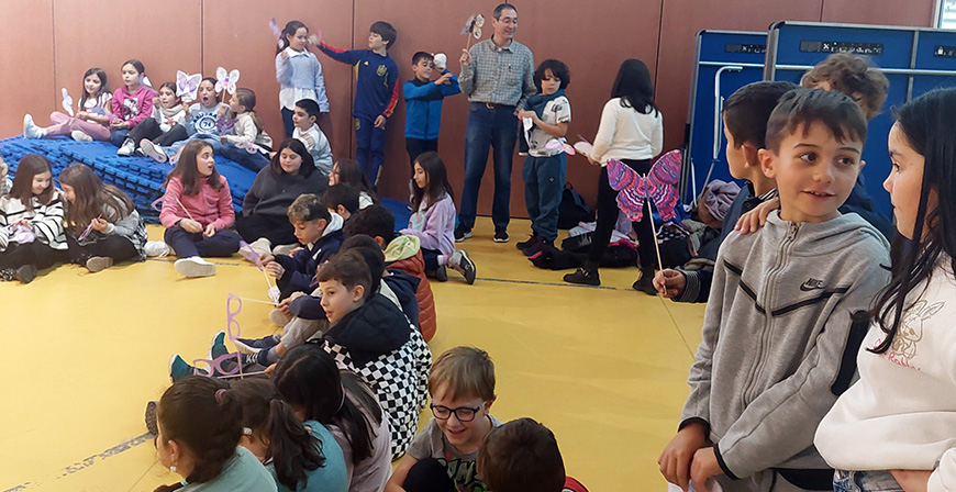 El CEIP Alto Ebro tambin se sum al 25N