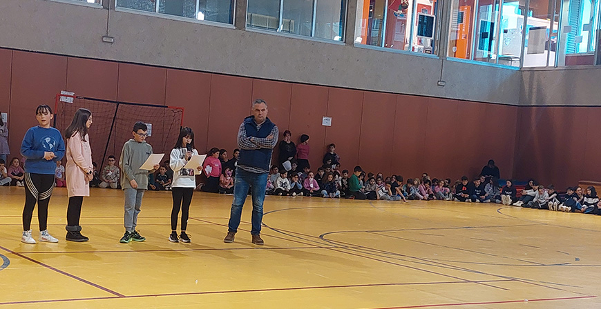 El CEIP Alto Ebro tambin se sum al 25N