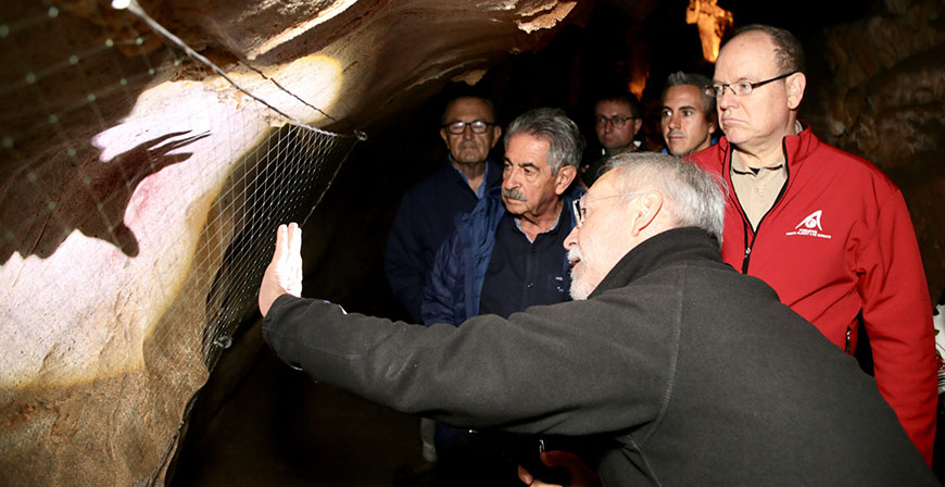 El Centro de Arte Rupestre de Cantabria llevar el nombre de 'Alberto I de Mnaco', mecenas de las cuevas del Monte Castillo