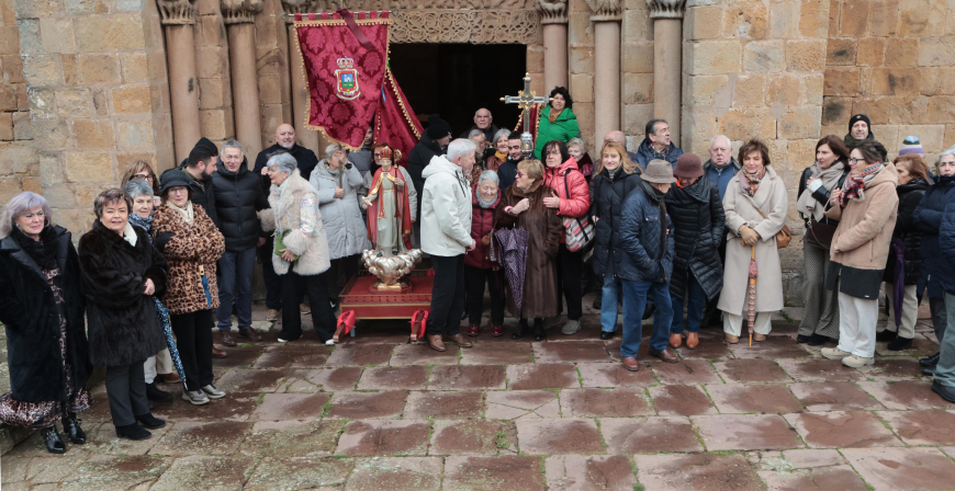 Cervatos se vuelca con San Blas