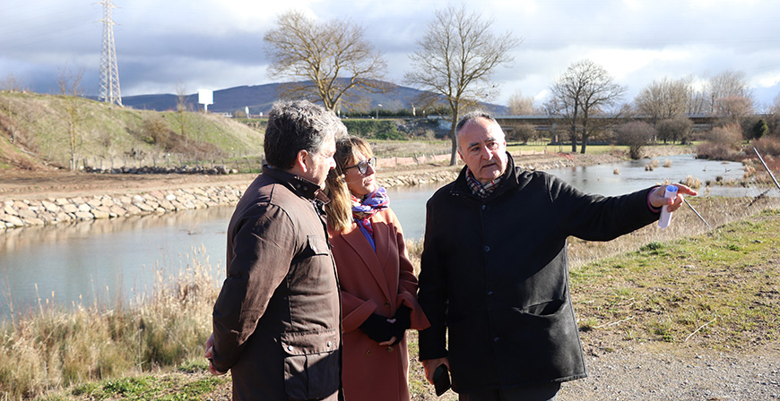 La CHE destina 260.000 euros a la obra en la confluencia entre Hjar y Ebro que permite incrementar 