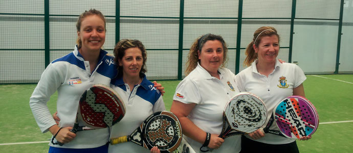 Las chicas del Reinosa Pdel Club suben a Tercera