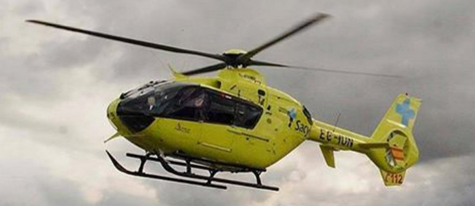 Un ciclista resulta herido al caerse de la bicicleta cerca de Valdelateja