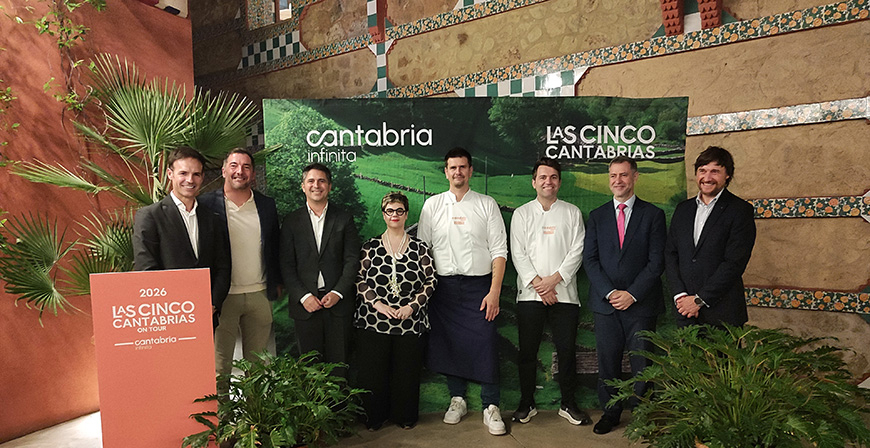 'Las Cinco Cantabrias On Tour' fusiona la arquitectura de Gaud� con la gastronom�a c�ntabra