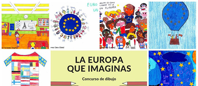 Cinco escolares de Campoo-Los Valles entre los doce ganadores del Concurso de dibujo La Europa que imaginas