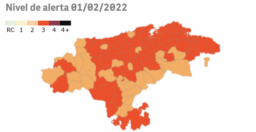 Cinco municipios campurrianos se encuentran en riesgo alto y los otros seis en nivel medio