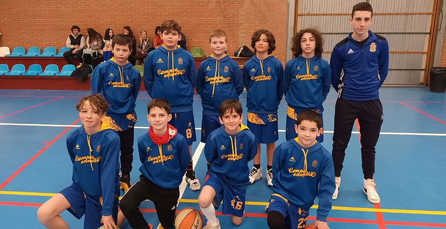 Cinco victorias y dos derrotas para el baloncesto de Campoo de Enmedio