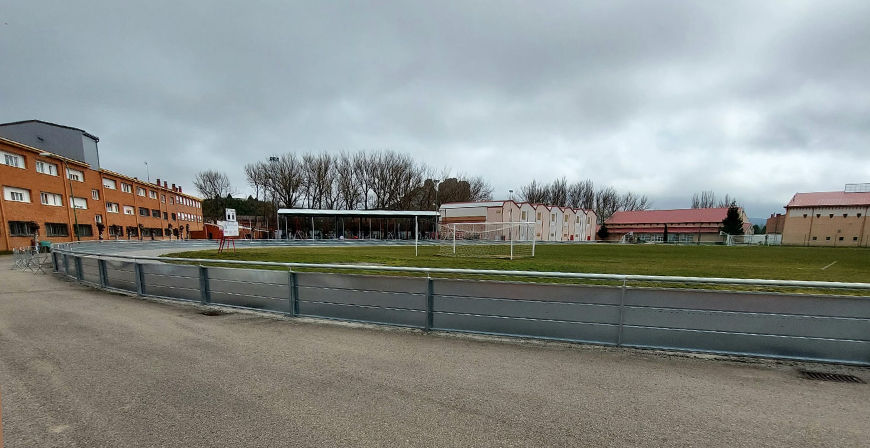 La Ciudad Deportiva de Aguilar de Campoo ya dispone de vallado perimetral