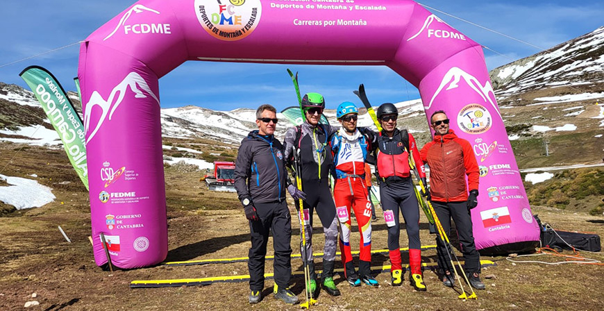 Claudia Gutirrez y Manuel Merillas conquistan de nuevo la Ski Race Herradura de Campoo