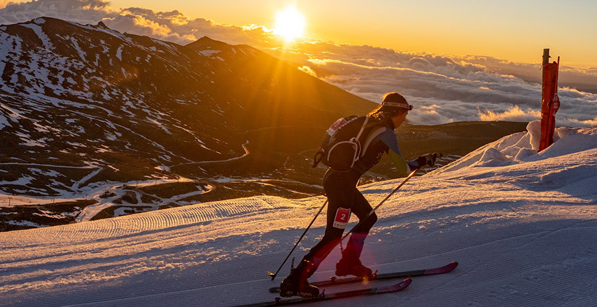 Claudia Gutirrez y Manuel Merillas conquistan de nuevo la Ski Race Herradura de Campoo