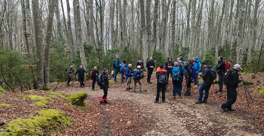 El Club de montaa Pico Cordel visita la Rioja Alavesa